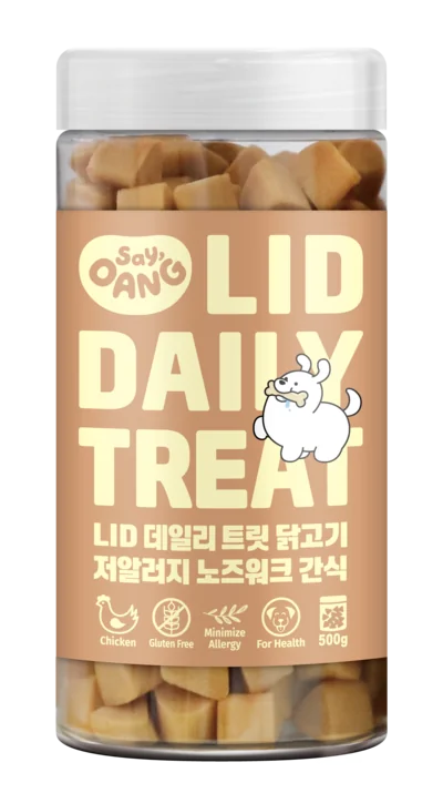 강아지 닭고기 간식 — 세이오앙 LID 데일리 트릿 닭고기 맛 500g