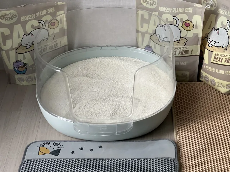 세이오앙 카사바 모래 실사용 고객 리뷰 사진